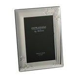 Butterfly Design 2 Tone Silverplated Photo Frame - Silver