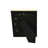 Rectangular Velvet Photo Frame with Easel Stand - Cream