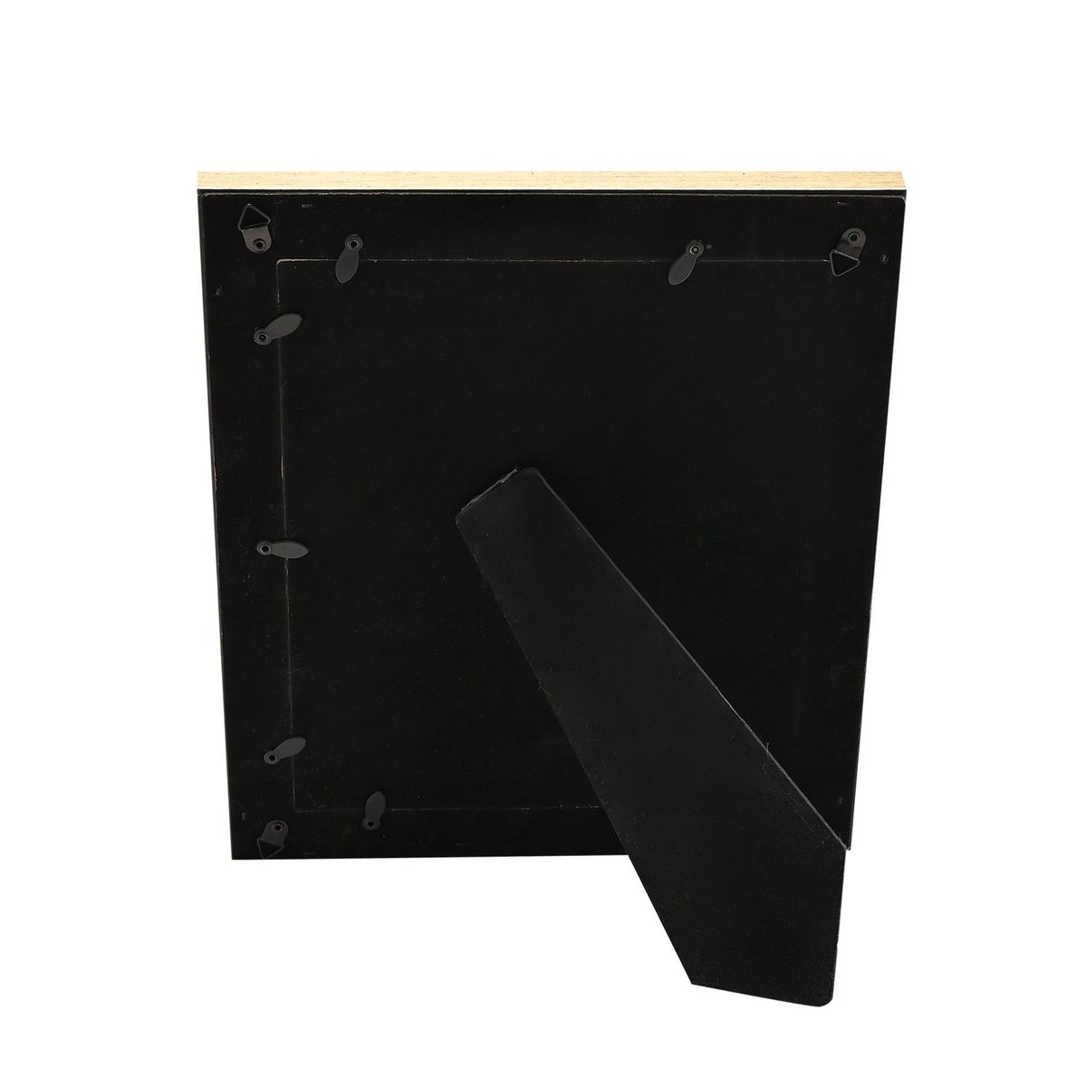 Rectangular Velvet Photo Frame with Easel Stand - Cream