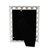 Freestanding Looping Heart Design Metal Photo Frame - Silver