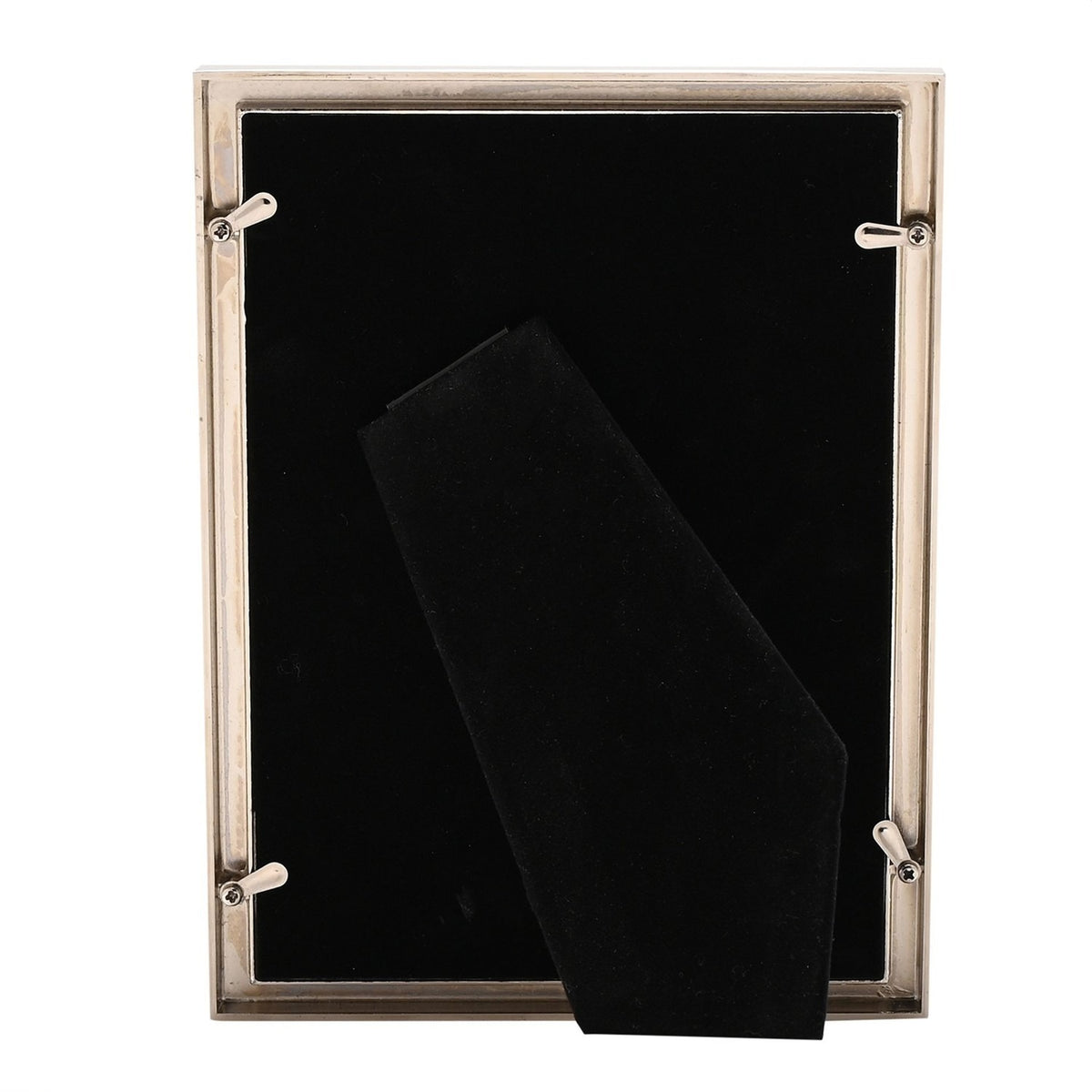 Mother of Pearl Mosaic Freestanding Metal Photo Frame - Grey
