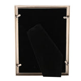 Mother of Pearl Mosaic Freestanding Metal Photo Frame - Grey