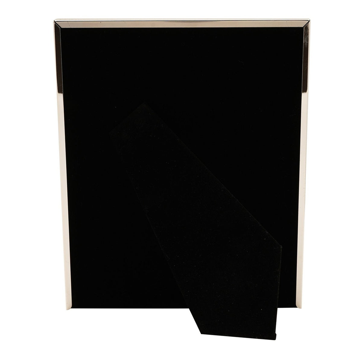 Silverplated Photo Frame with Mount 6 x 4in - Silver & White