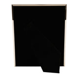 Silverplated Photo Frame with Mount 6 x 4in - Silver & White