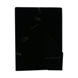Back view of the silverplated 6 x 4in photo frame showing black velvet-lined backing with an easel stand and two hanging hooks, on a plain white background.