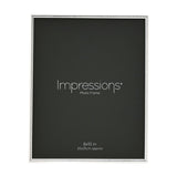 Silverplated Slim Edge Metal Photo Frame 10 x 8in - Silver