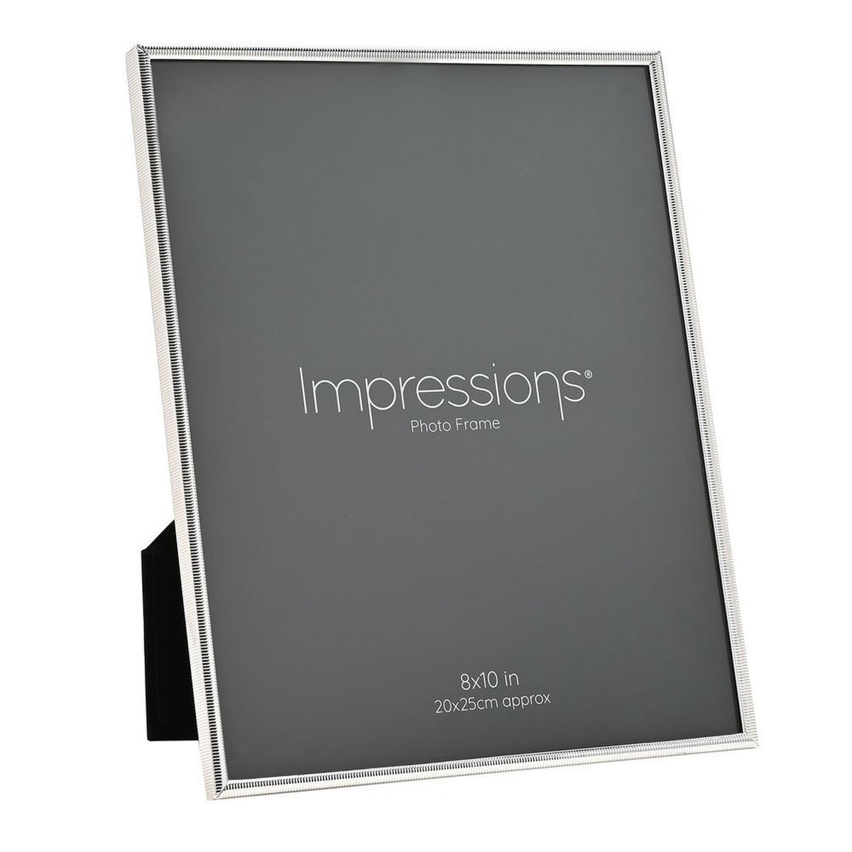 Silverplated Slim Edge Metal Photo Frame 10 x 8in - Silver