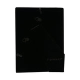 Back view of the Thin Edge Silverplated Metal Photo Frame 12 x 10in, showing a black velvet backing with an easel stand and three hanging hooks.