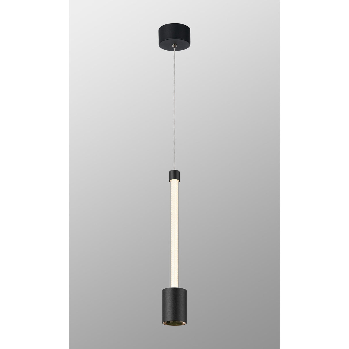 Fugaz LED Pendant Light 7W 3000K - Sand Black & Rose Gold