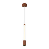 Fugaz LED Pendant Light 7W 3000K - Mocha & Rose Gold
