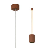 Fugaz LED Pendant Light 7W 3000K - Mocha & Rose Gold