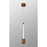 Fugaz LED Pendant Light 7W 3000K - Mocha & Rose Gold