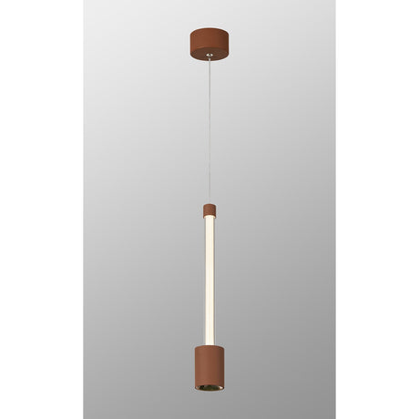 Fugaz LED Pendant Light 7W 3000K - Mocha & Rose Gold