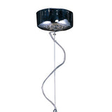 Fusion 10 Light Crystal Linear Suspension Light - Polished Chrome