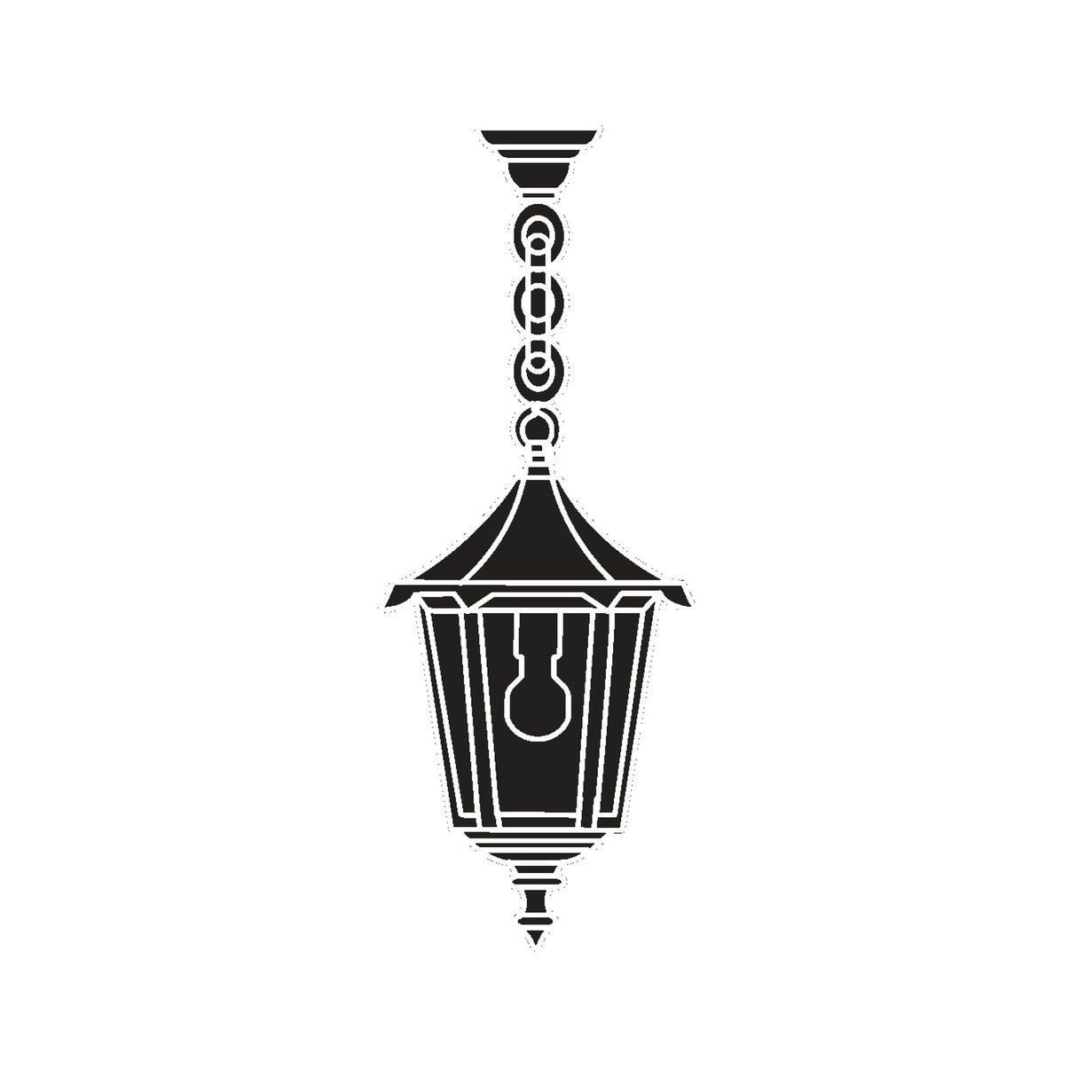 Gable Cast Aluminium Outdoor Pendant Light