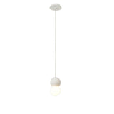 Galaxia 12cm Round 1 Light Pendant Light - White