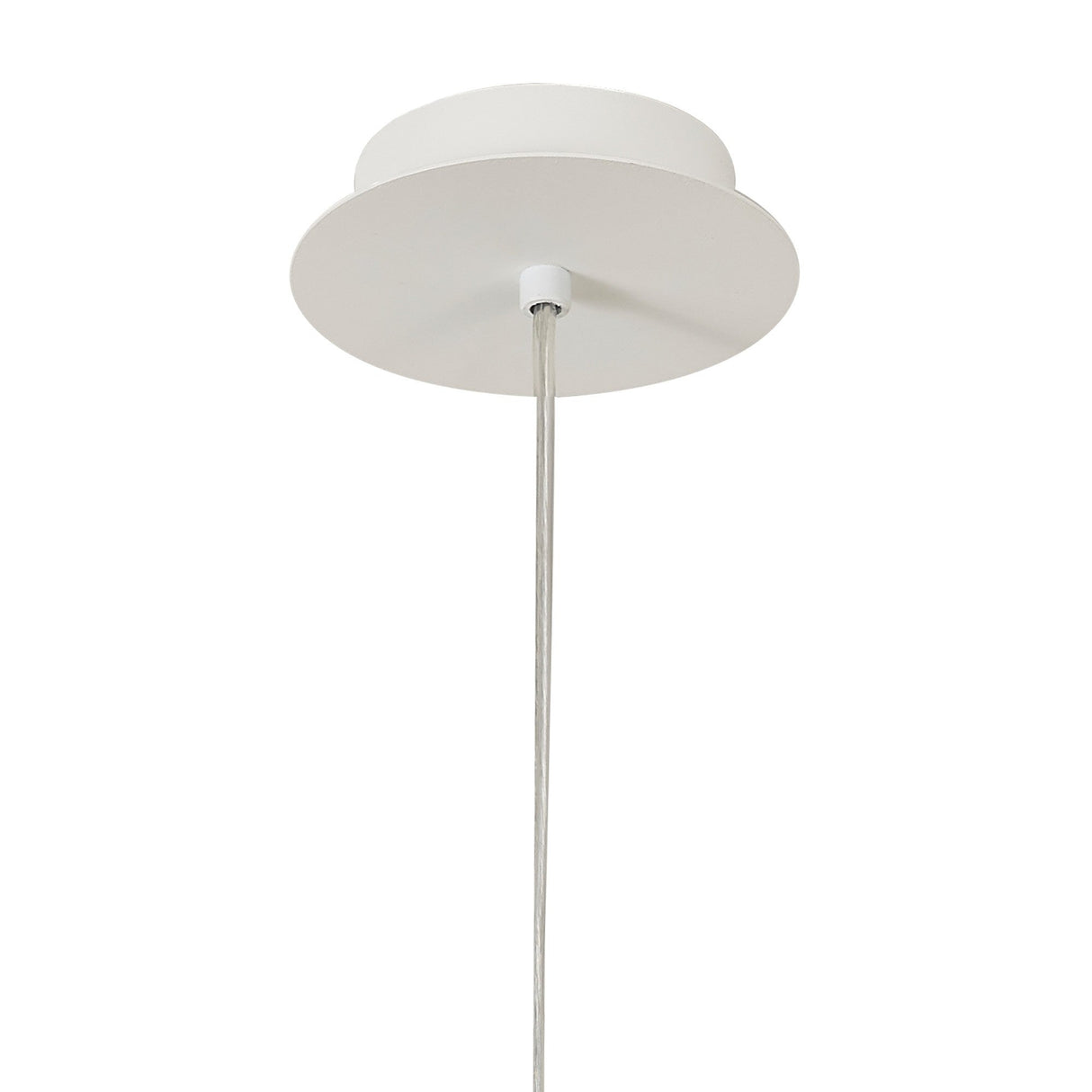 Galaxia 12cm Round 1 Light Pendant Light - White & Red