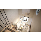 Galaxia 15 Light Square Cement Cluster Pendant Light - Multicoloured