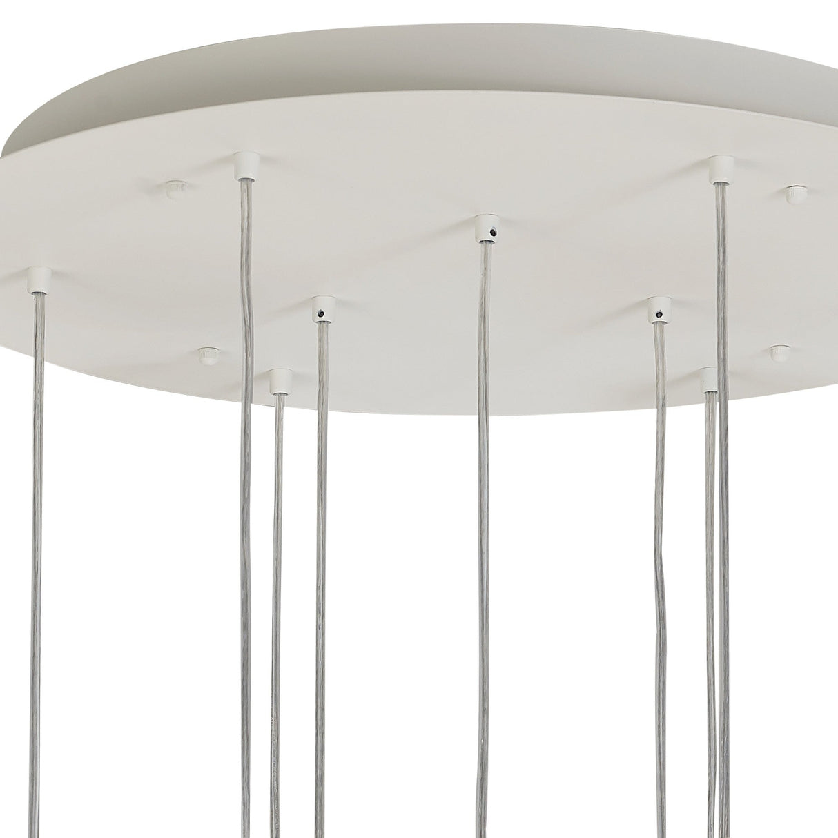 Galaxia 9 Light Square Cement Cluster Pendant Light - Multicoloured