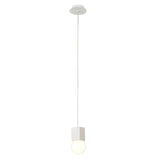 Galaxia 12cm Square 1 Light Pendant Light - White