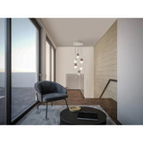 Galaxia 12cm Square 1 Light Pendant Light - White