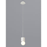 Galaxia 12cm Square 1 Light Pendant Light - White