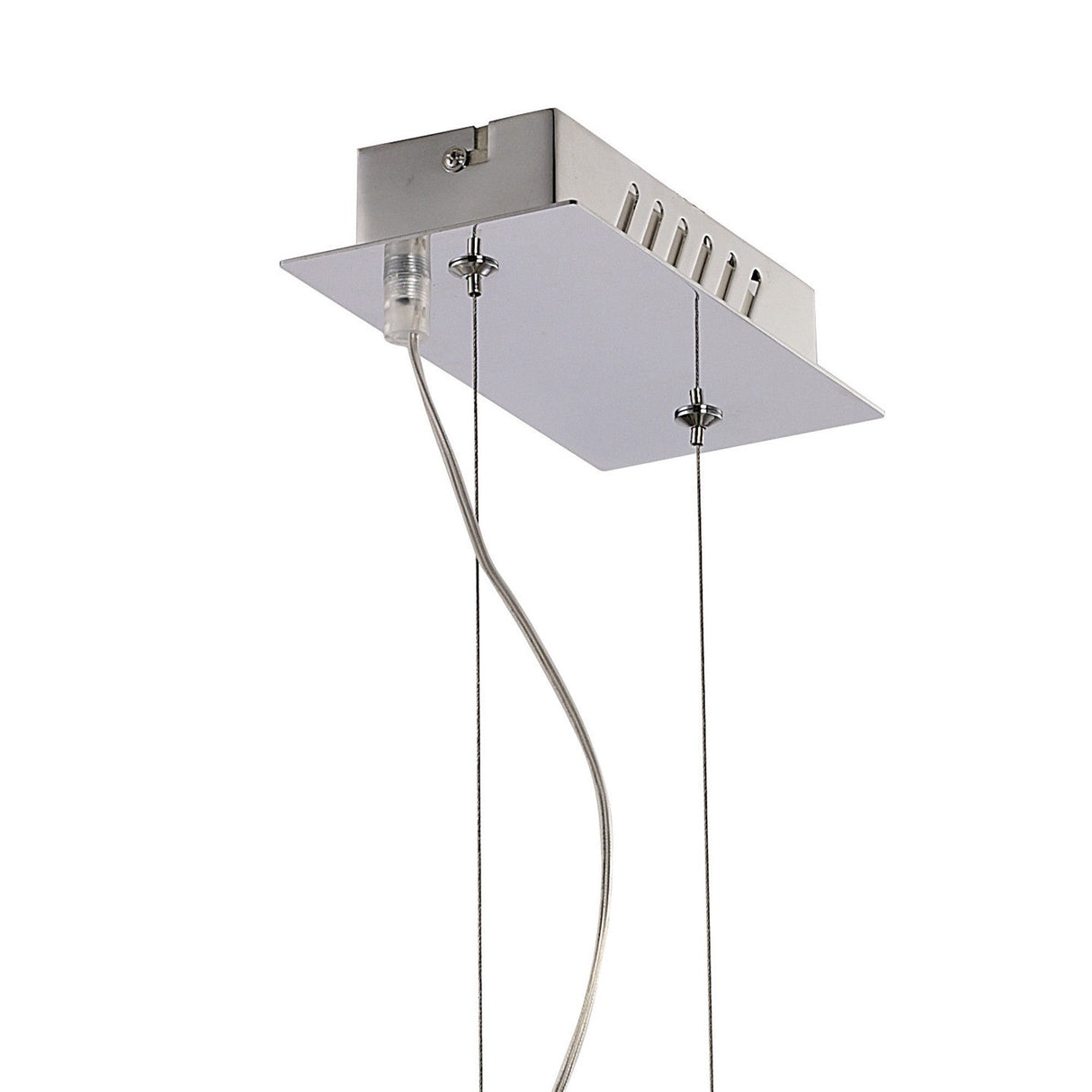 Galaxy LED Crystal Linear Suspension Light - Polished Chrome