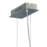 Galaxy LED Crystal Linear Suspension Light - Polished Chrome