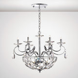 Galilea 65cm 9 Light Crystal Chandelier - Polished Chrome