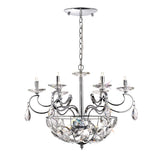 Galilea 65cm 9 Light Crystal Chandelier - Polished Chrome