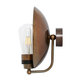Galit Brass Dish Wall Light IP65