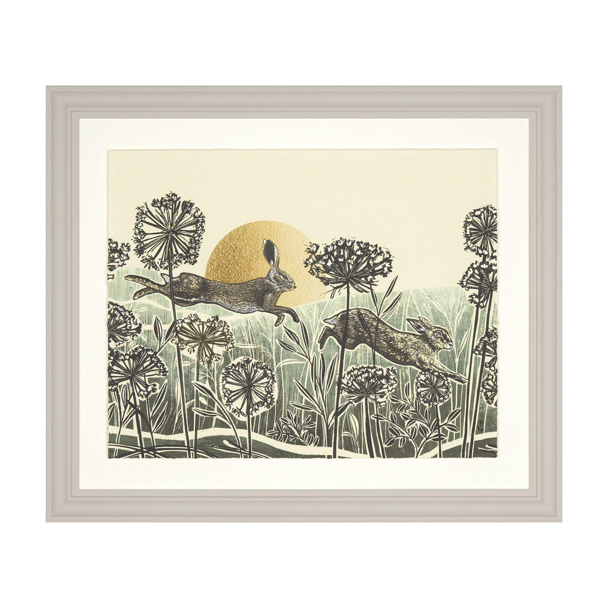 Light of Day Framed Art – Green