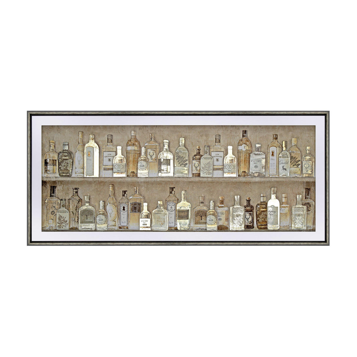 Gin Collection Framed Art – Neutral
