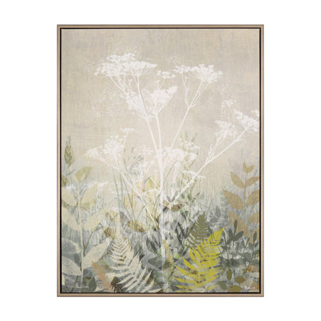Wild Wonder Botanical Framed Canvas – Green