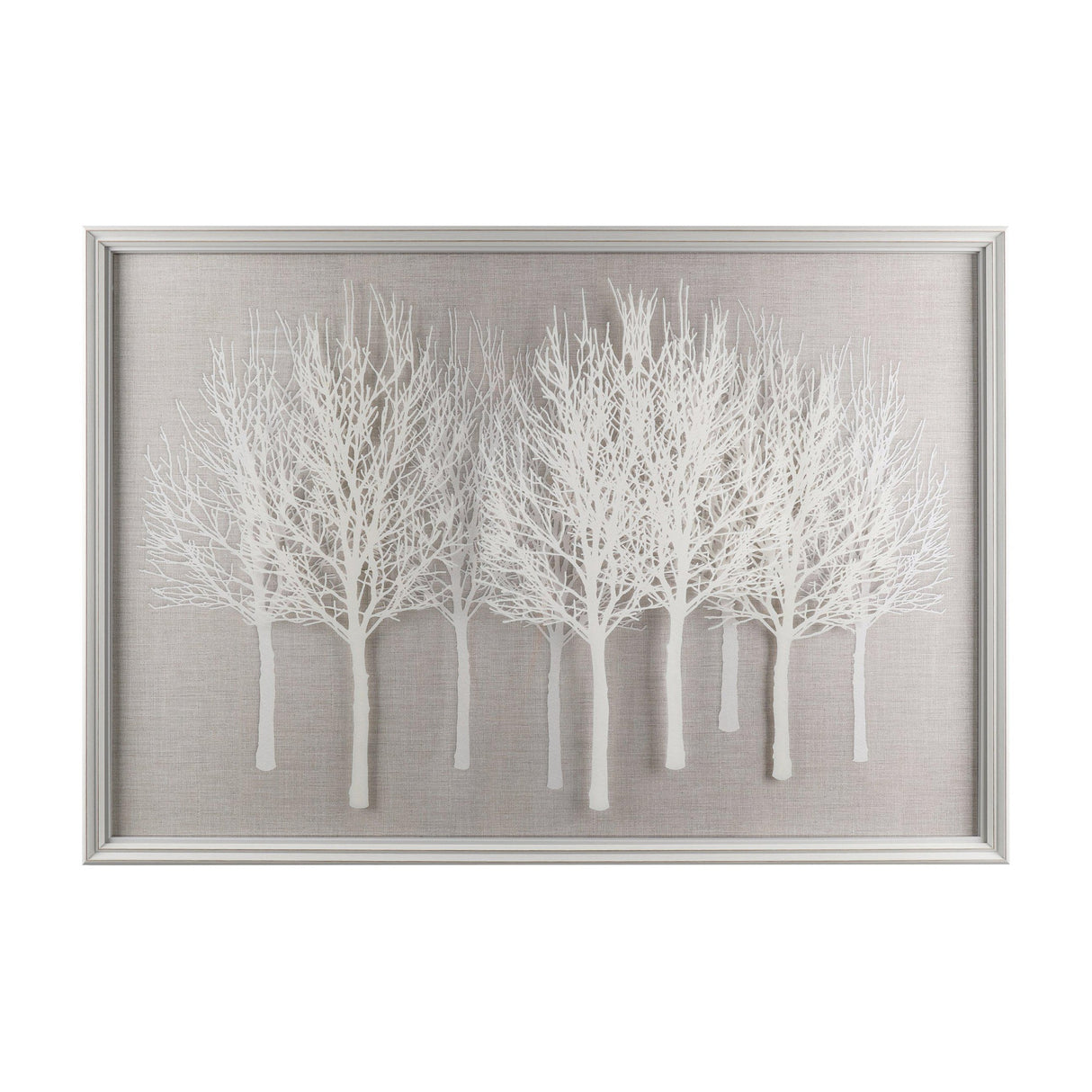 Wonder Woods Framed Art – White