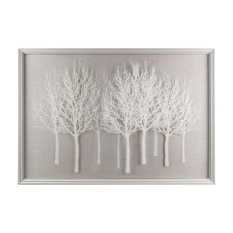 Wonder Woods Framed Art – White