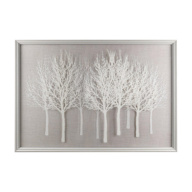 Wonder Woods Framed Art – White