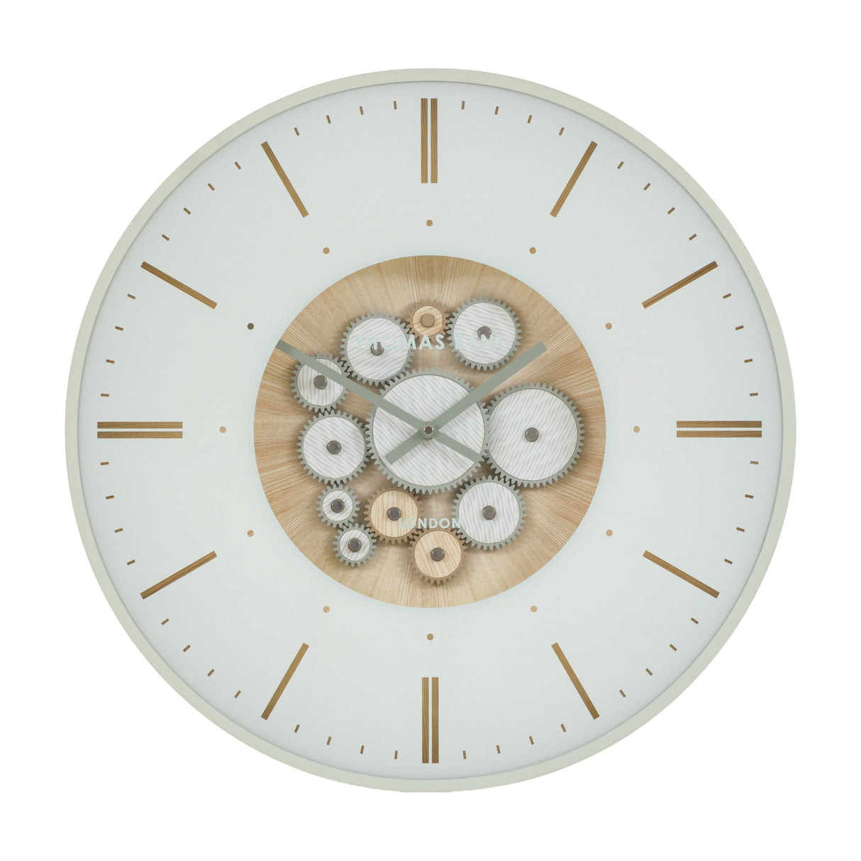 Clocksmith Wall Clock with Moving Cogs