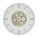 Clocksmith Wall Clock with Moving Cogs