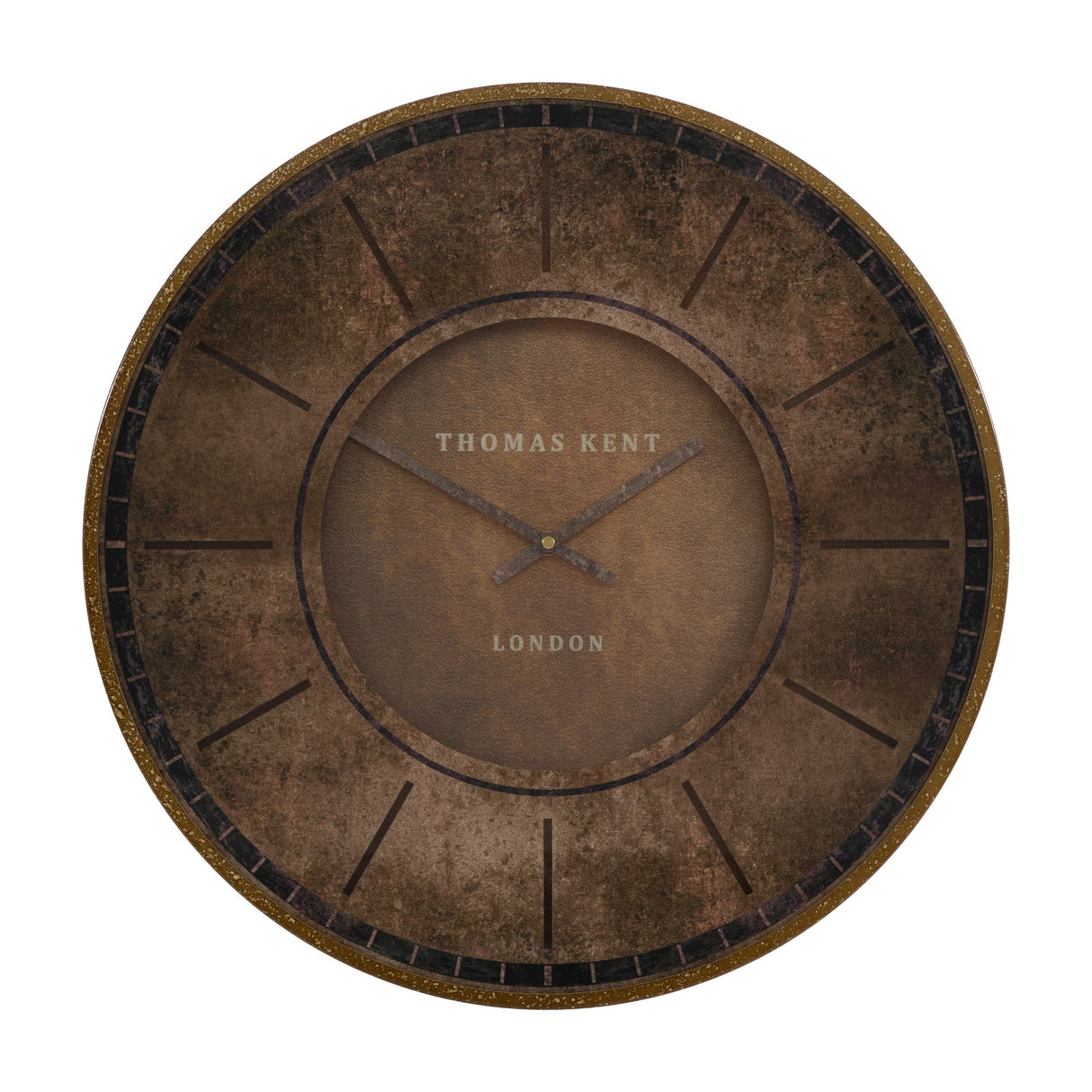 Florentine Wall Clock – Brown