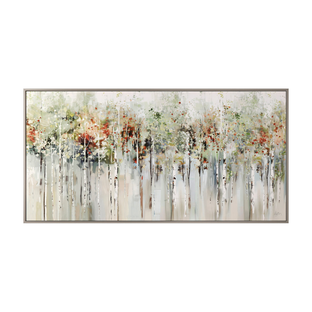 Time to Shine Framed Canvas – Green