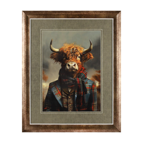 Dapper Highlander Framed Art – Auburn