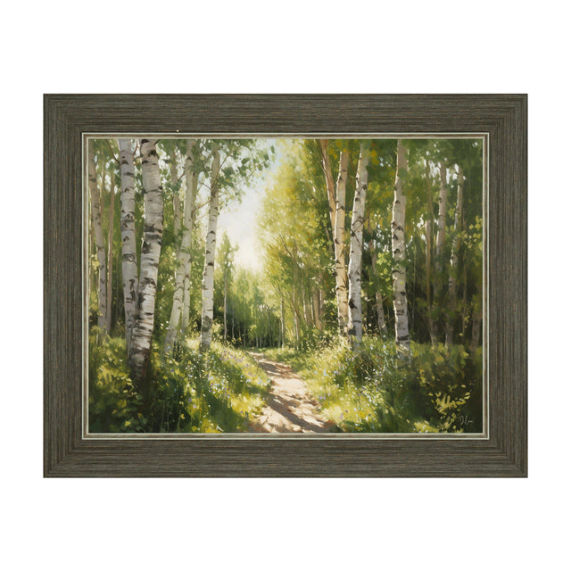 Dream in Green Framed Canvas – Green
