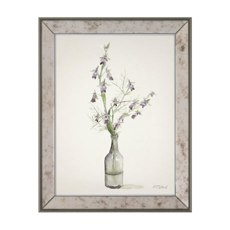 Amethyst Orchids Framed Watercolour Art – Purple
