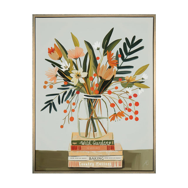 Wild at Heart Framed Canvas – Orange