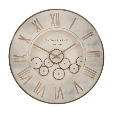 Thomas Kent Cog Wall Clock – Stone
