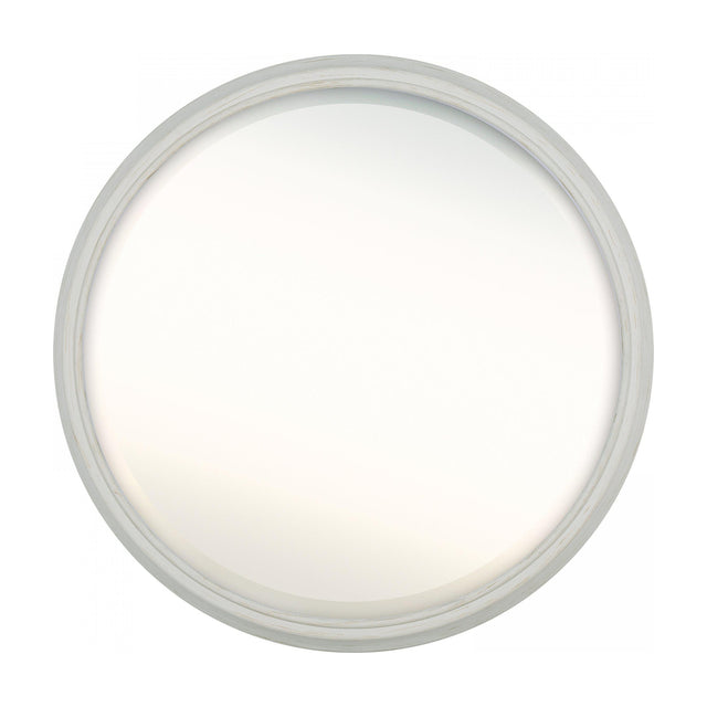 Cotswold Round Wall Mirror – Off White