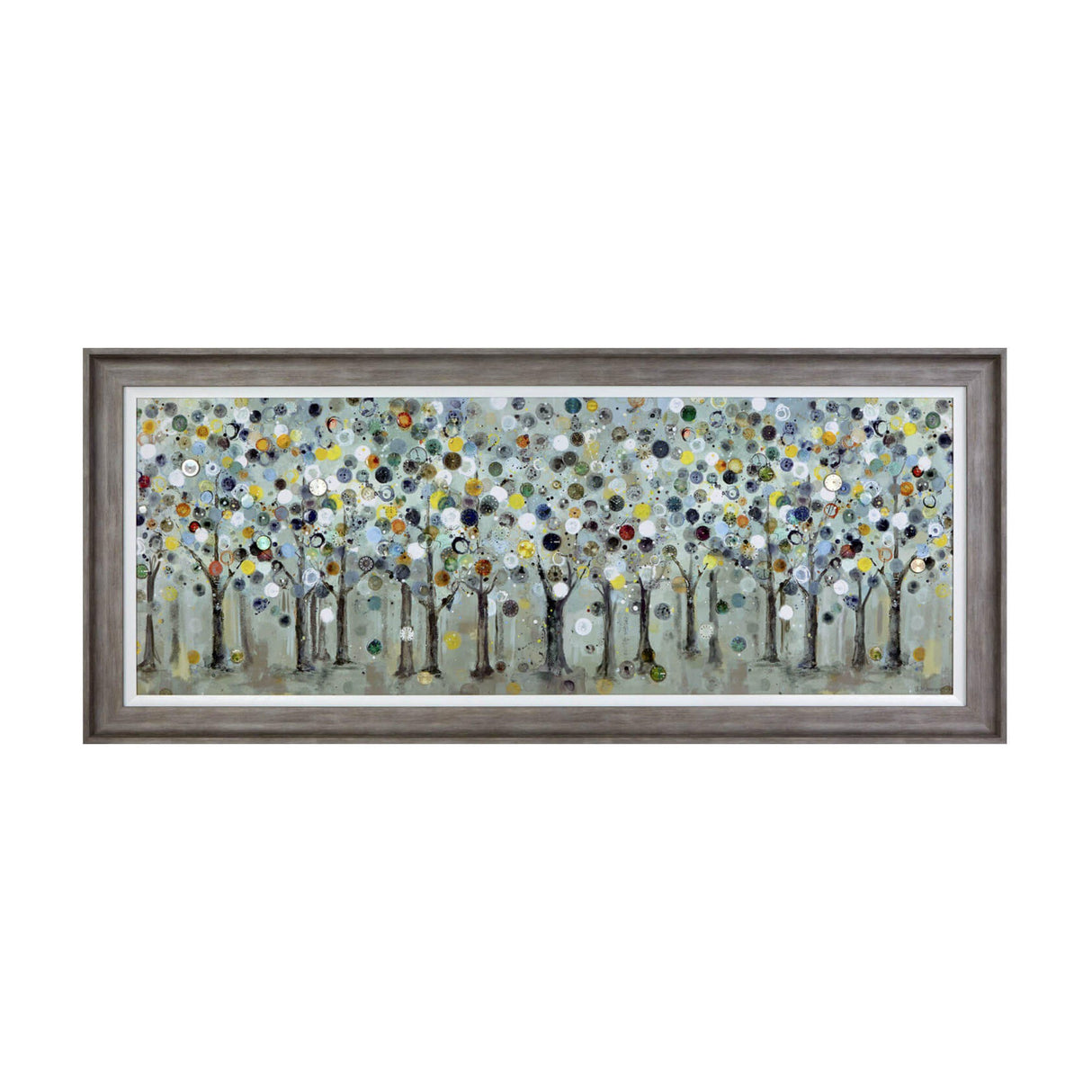 Timekeeper Framed Canvas – Multicolour