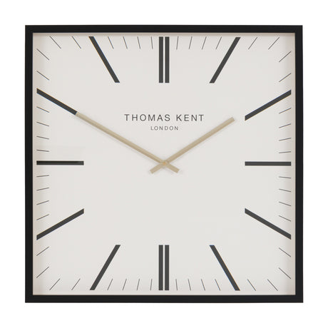 Garrick Grand Square Wall Clock 24in – White