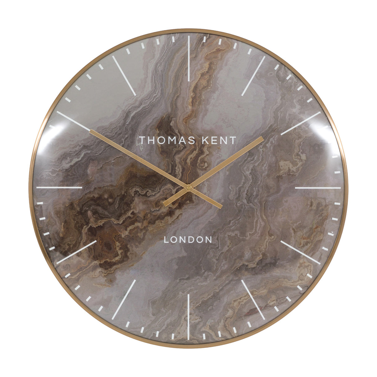 Oyster Grand Wall Clock 26in – Grey